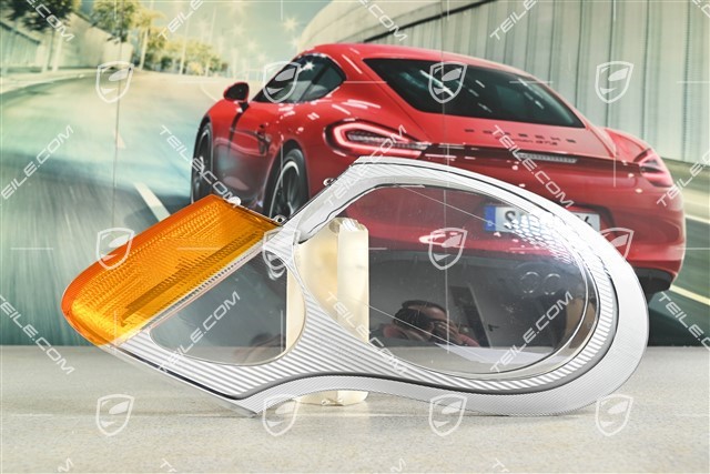 Reflector glass, yellow, R