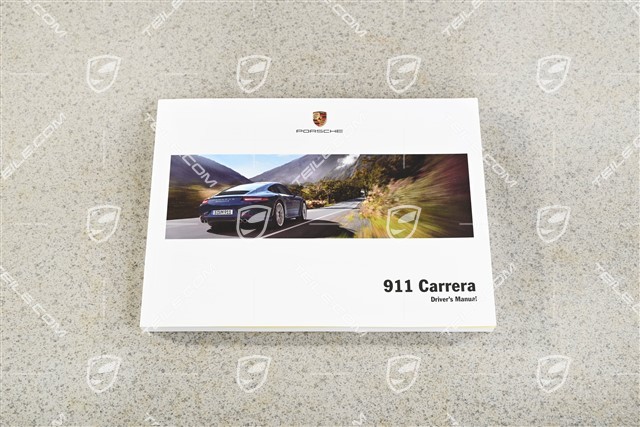 Porsche 911 997.2 Driver's Manual - Handbuch/Bedienungsanleitung, Englisch