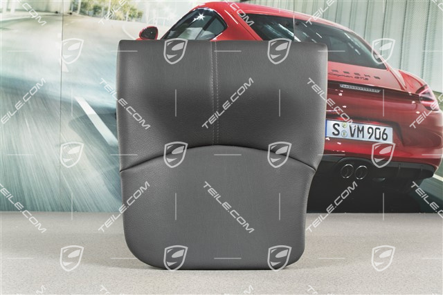 Notsitzkissen, Cabrio, Kunstleder, Schwarz, R