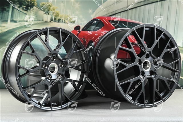 20+21" RS Spyder Felgensatz, 8,5J x20 ET50 + 11,5J x 21 ET79, Antrazitgrau