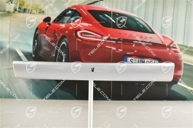 Dashboard / cup holder trim moulding, middle / centre, LHD, Galvano silver