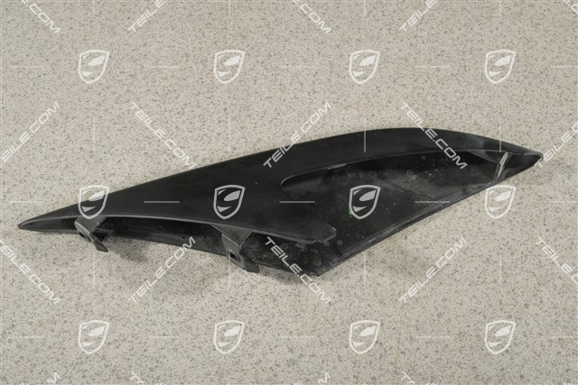 Front bumper disc / trim, Upper, Black, L