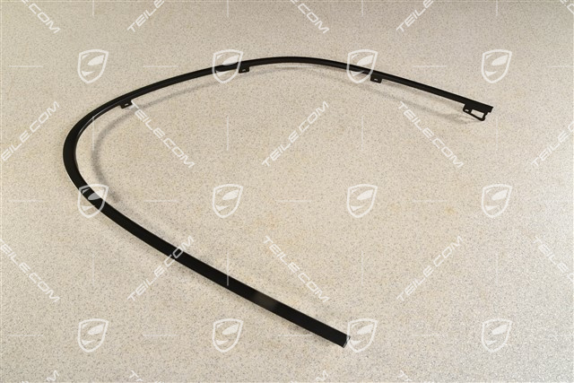 Zierleiste, seitlich, hinten, Schwarz matt, R