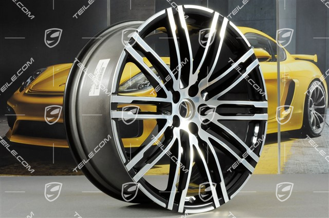 21'' Turbo III Felga, 9J x 21 ET26, czarny wysoki połysk