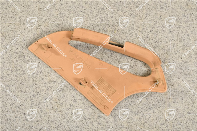 Sicherheitsgurt Abdeckung / Rosette, hinten, Sandbeige, Coupe, R