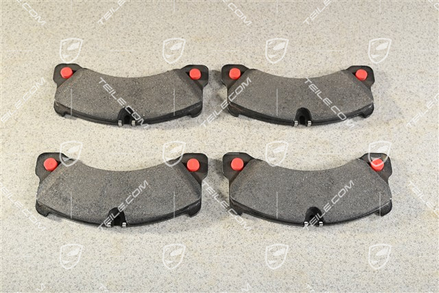 Komplet klocków hamulcowych, 18", czarny zacisk, L+R