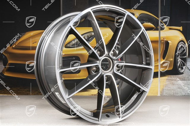 20+21" Felgensatz Carrera Classic, Felgen: vorne 8,5J x 20 ET53 + hinten 11,5J x 21 ET67