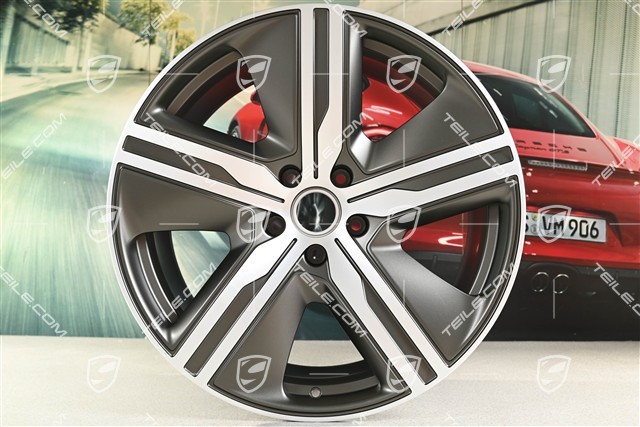 22-inch wheel rim Macan Exclusive Design, 11J x 22 ET47, Turbonite, left