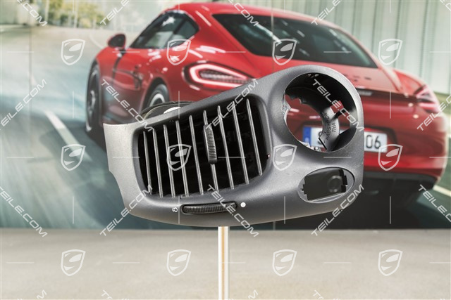 Dashboard side vent / defroster trim / cover, Metropole blue, L