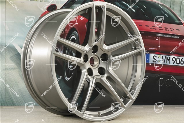 20" Felge "Macan Turbo", 10J x 20 ET19, CMS, platinum satynowy półmat
