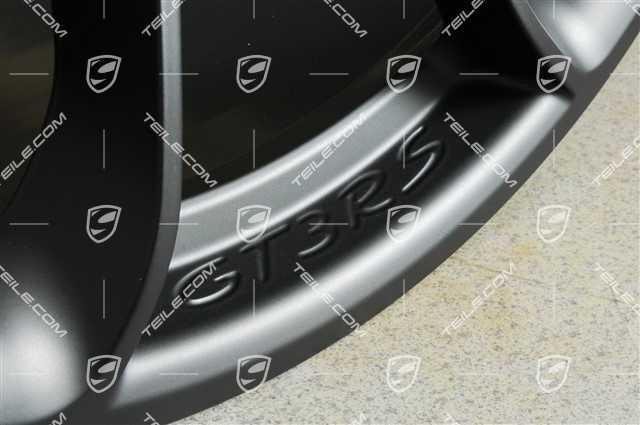 21" felga GT3RS, z napisem GT3RS, 12,5J x 21 ET48, czarny mat