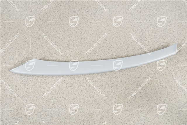 Front bumper disc / trim, lacquered, upper, L