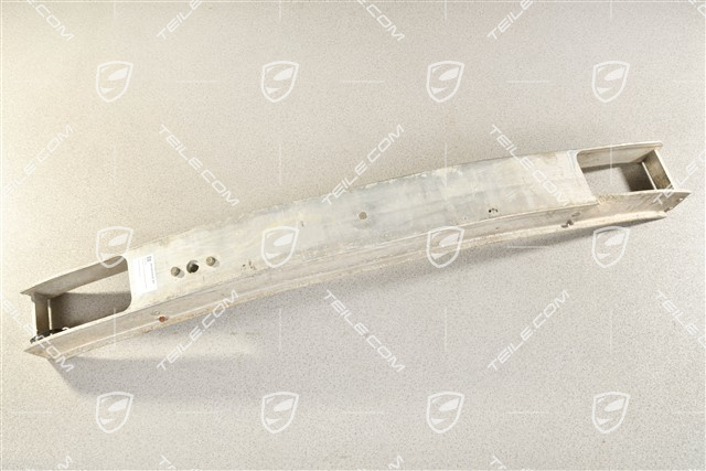 Front bumper reinforcement, damaged