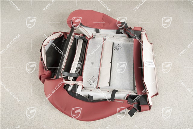 Sitzbezug / Bezug, Sitzkissen, Leder, Belüftet, Bordeauxrot, R