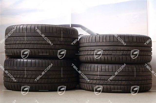 19-inch '911 Turbo II' summer wheel set, wheels 8J x 19 ET57, 9,5J x 19 ET46 + tyres 235/35 ZR19 + 265/35 ZR19