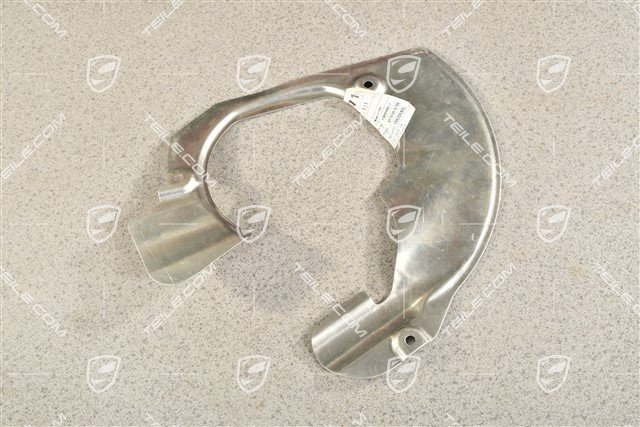 Front axle disc brake protective plate, C2, L