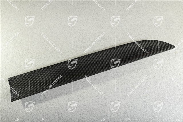 Front door cover / trim, Carbon Gloss Black, R