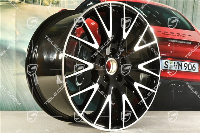 21-inch wheel rim Panamera Exclusive Design, 11,5J x 21 ET69, black high gloss