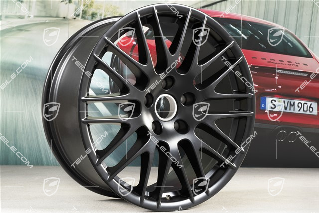 20" Komplet felg RS Spyder / GTS, 9,5J x 20 ET47, czarny satynowy półmat