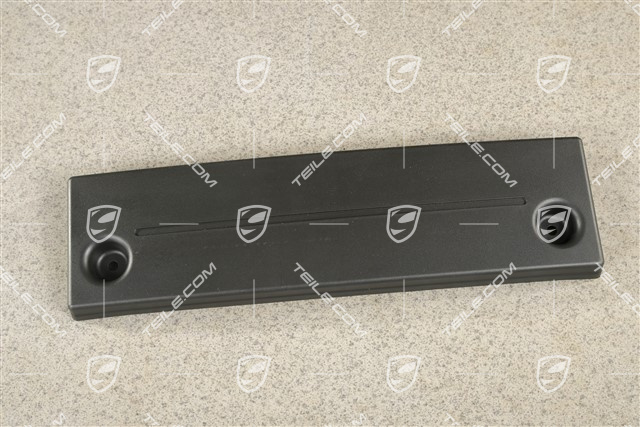 Front bumper licence plate support / holder