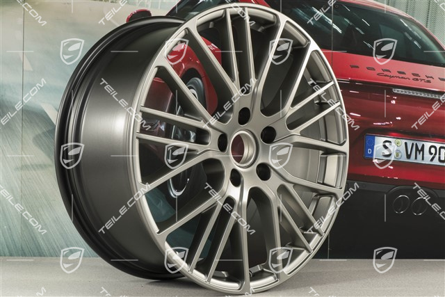 21-inch Panamera Exclusive Design Sport wheel rim, 9,5J x 21 ET71, Platinum