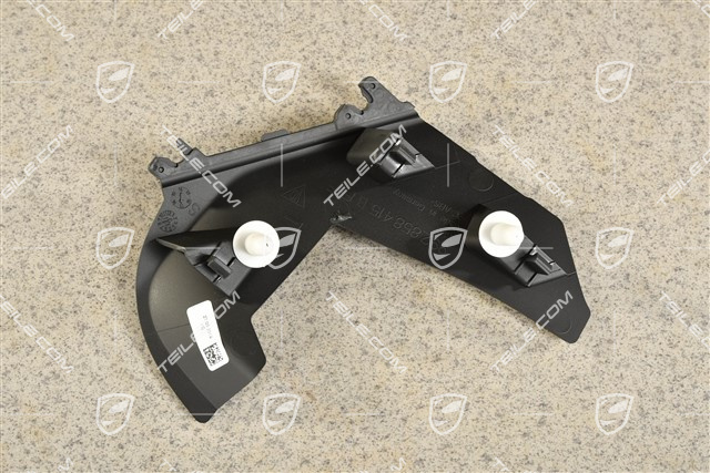 Cover, Instrument cluster, Black, L
