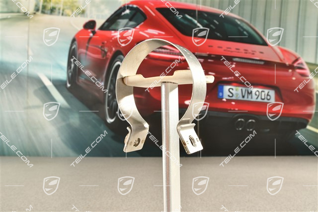 Exhaust tensioning / restraining strap / clamp, L=R