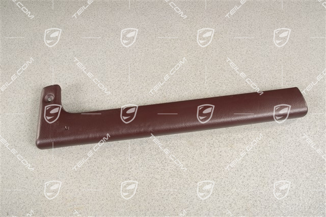 Knieschutzleiste, Kunstleder, weinrot, R