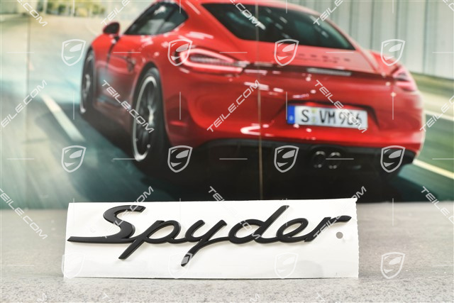 Badge / Emblem "Spyder" Black