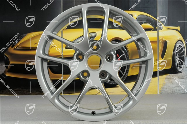 18-inch wheel rim set Cayman III, 8J x 18 ET57 + 9,5J x 18 ET49