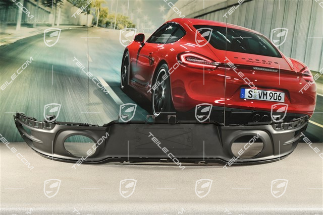 Rear bumper lower cover, Sport exhaust system, Black matte