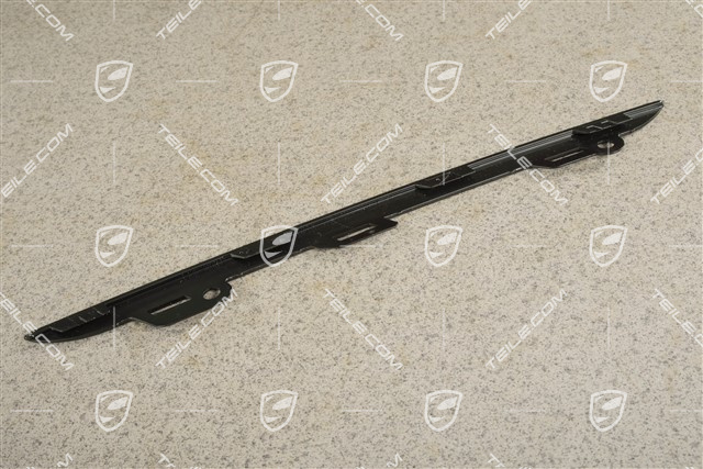 Disc / cover lower, trim for front bumper retaining frame, Black, L