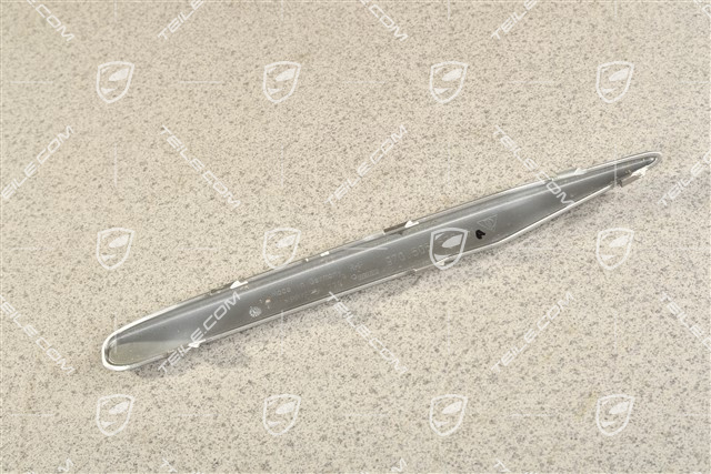 Front bumper retaining frame, lover trim cover, Titan Metallic, R