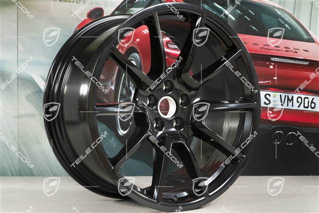 20" Felgensatz Macan SportDesign, 9J x 20 H2 ET26 + 10J x 20 H2 ET19, schwarz hochglanz