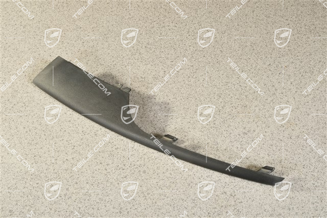 Front bumper disc / trim, lower, Satin Black, L