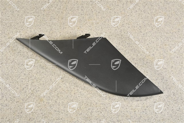 Front bumper disc / trim, Lower, Black, L
