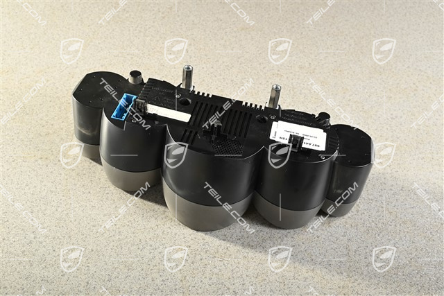 Instrument cluster / Speedometer, Carrera, 6-speed manual transmission, dials in speed yellow