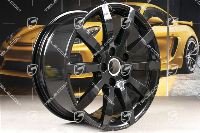 19" Cayenne S Felge, 9,5J x 19 ET54, schwarz hochglanz