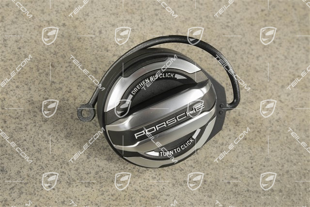 Exclusive Design Tankdeckel, Aluminium-Optik