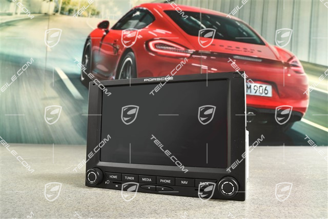 Porsche Classic Communication Management (PCCM Plus) - radio / navigation system, "BORN TO BE LOUD", Europa Spare part(only Display unit without small parts)