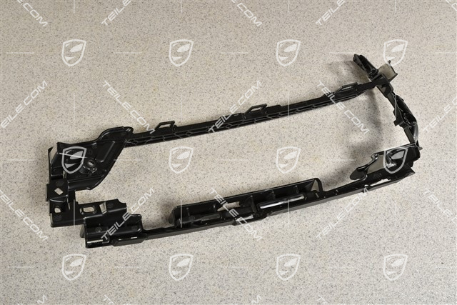 Front bumper, side ventilation grille, Black matte, L