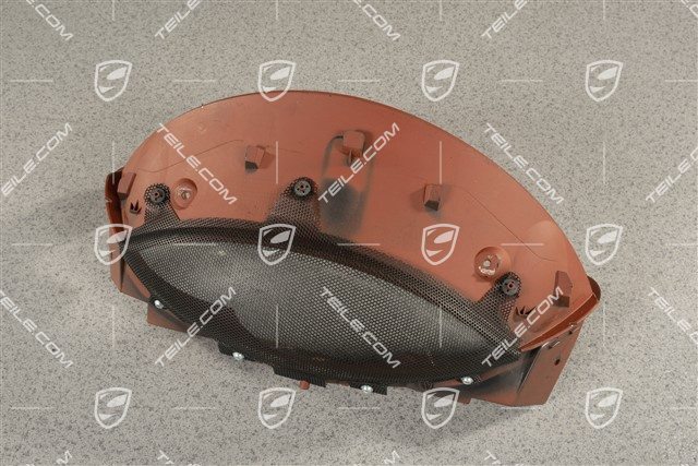 Dashboard trim / Instrument cluster cover, Terracotta