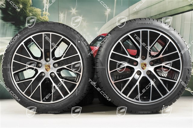 20-inch Turbo Aero winter wheel set, rims 9J x 20 ET54 + 11J x 20 ET60, Pirelli winter tyres 245/45 R20 + 285/40 R20