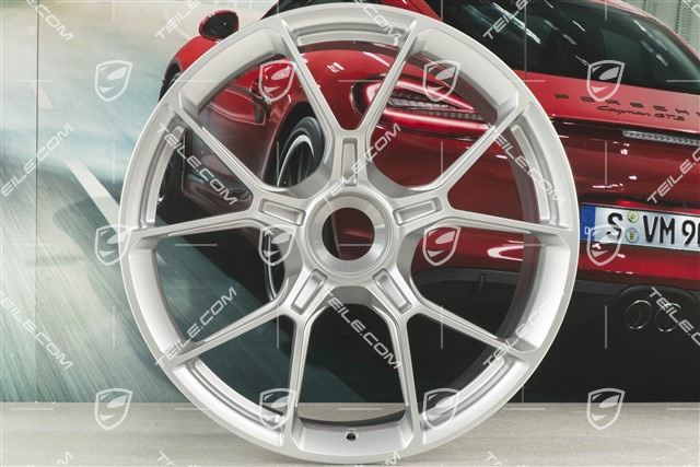 20" GT3 Felge, 9,5J x 20 ET46, brilliantsilber