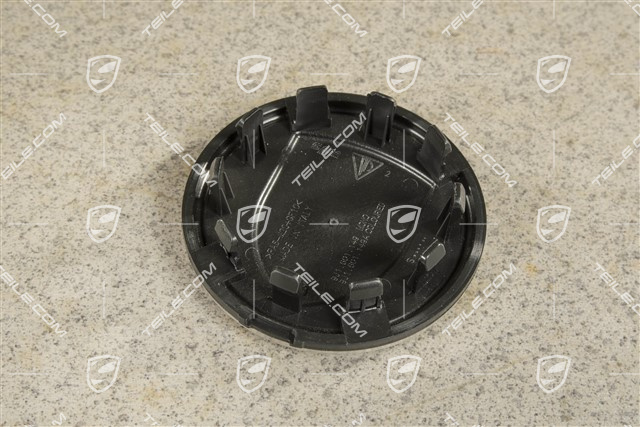 Radzierdeckel, Wappen farbig, schwarz seidenmatt