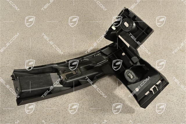 Rear bumper retaining strip, R