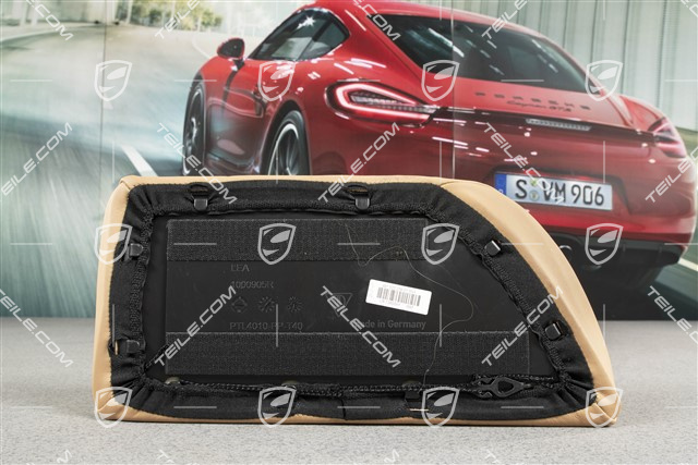 Tylne oparcie odcinka lędźwiowego, Skóra, Sand beige, Cabrio, R