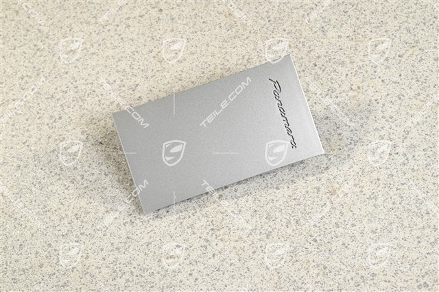 Trim for centre console, rear, Silver Grey