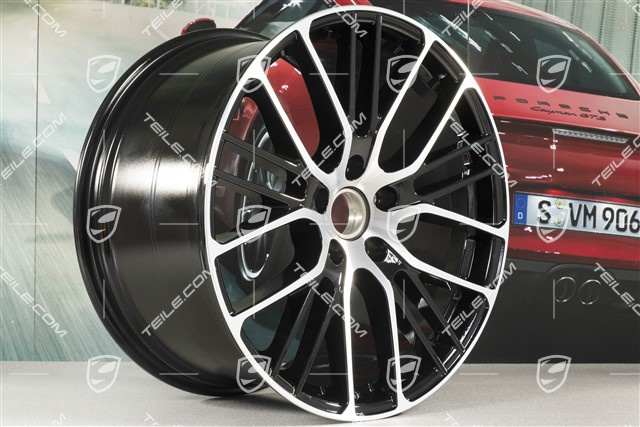 21-inch Panamera Exclusive Design Sport wheel rim, 11,5J x 21 ET69, black high gloss