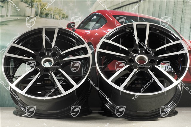 20" komplet felg Cayenne Sport COUPE Design, 10,5J x 20 ET55 + 9J x 20 ET50, Exclusiv